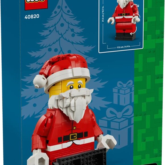New Lego 40820 Up-Scaled Santa Minifigure NIB Sealed in Hand - Picture 8 of 12